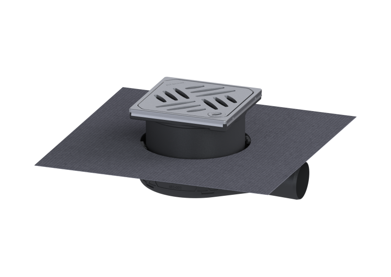 The Ultraflat 54 floor drain DN 50, WaD, Design cover, L&L, Megastop