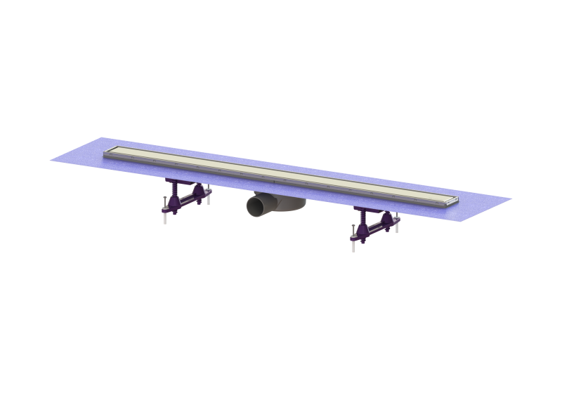 Shower channel Linearis Compact L: 950 mm, DN 50, WaD, 304 SST cov., K 3