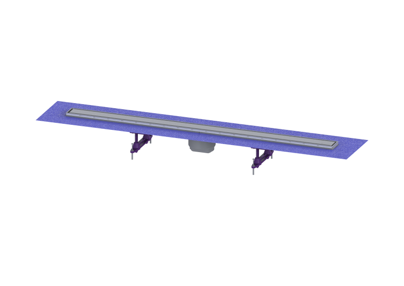 Upper section, Linearis Compact L: 1150 mm, Sys 100, 304 SST cover, K 3