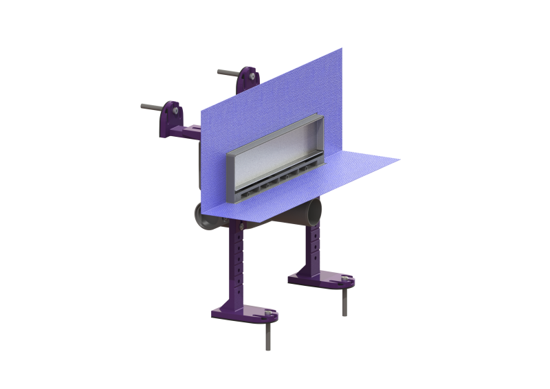 Scada wall drain w/cov, conc, fixed w/prf membrn