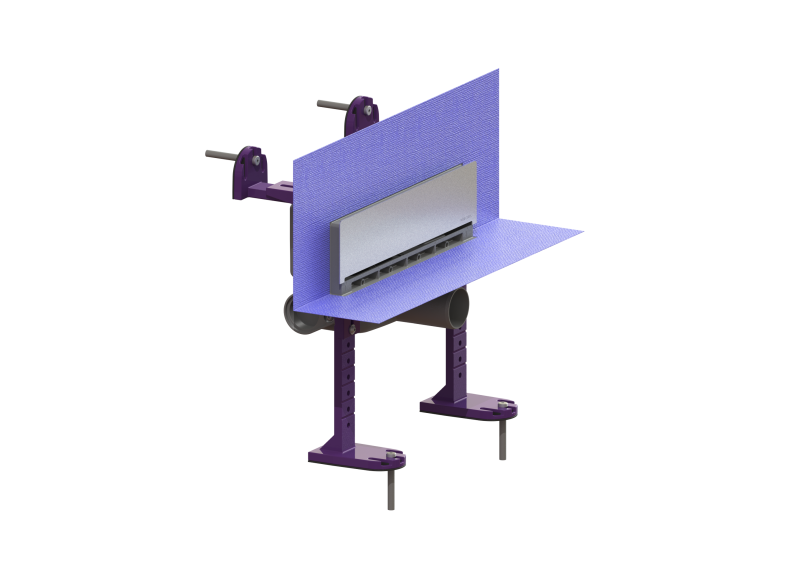 Scada wall drain w/cov, SST, 10 mm, fixed w/prf membrn