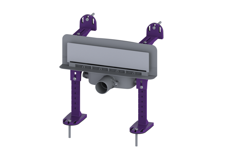 Scada LED wall drain w/cov 304 st. st., Floor ht max. 10 mm