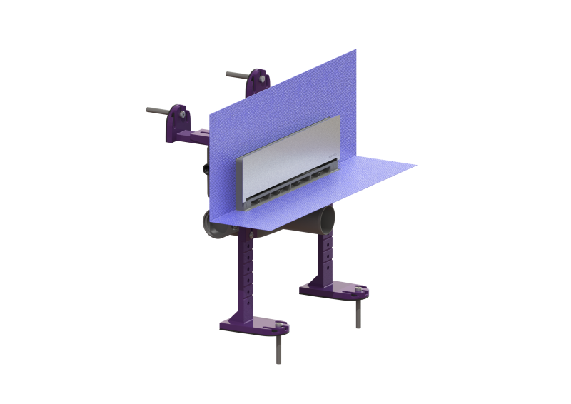 Scada LED wall drain w/cov, SST, 10 mm, fixed w/prf membrn