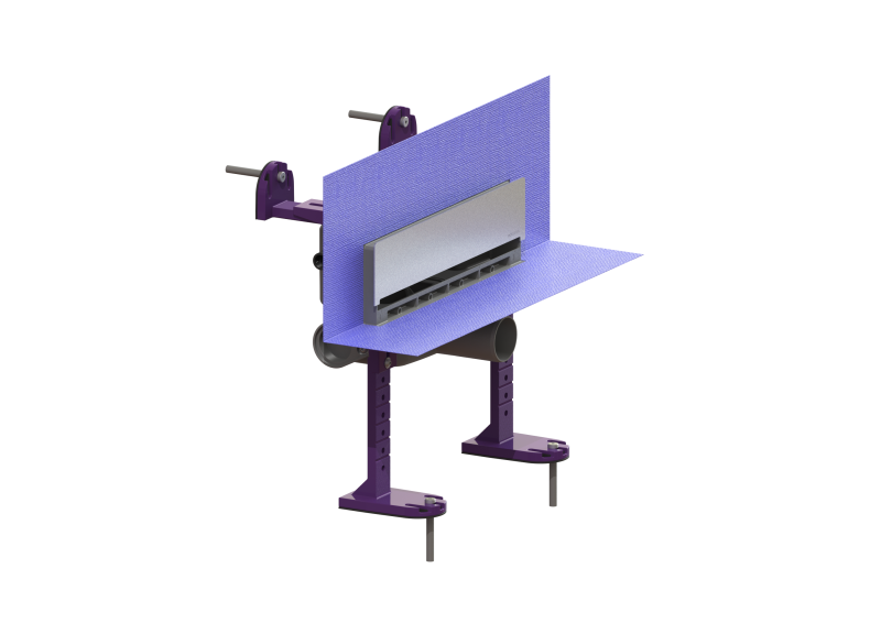 Scada LED wall drain w/cov, SST, 17 mm, fixed w/prf membrn