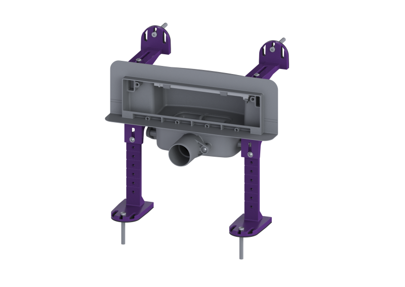 Drain body, Scada wall drain LED, DN 50, with odour trap