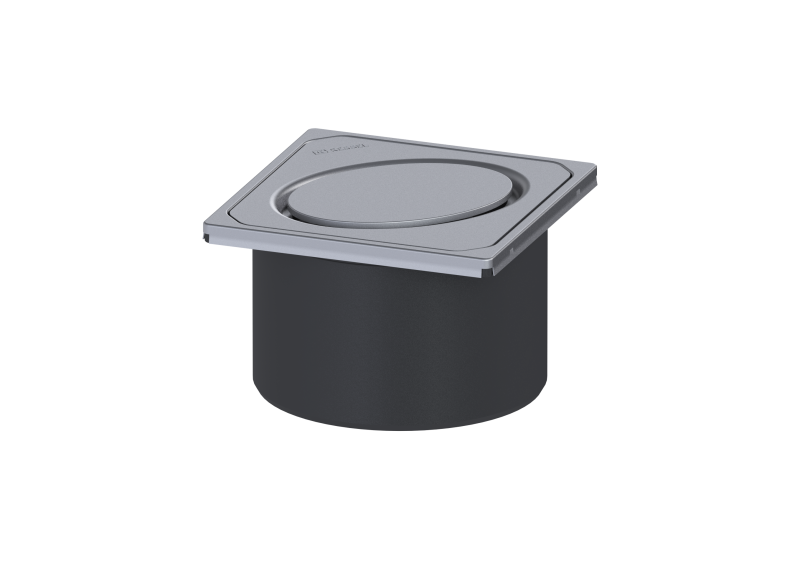 Aufsatzstück Designrost Oval, V2A, L 15