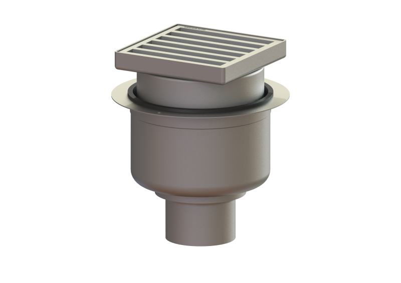 Ferrofix floor/roof drain Sys 200, vertical, Ladd grt | 1963-07-01