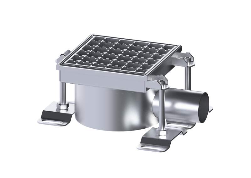 Sanierungsablauf Ferrofix DN 50, seitlich, Gitterrost, L 15