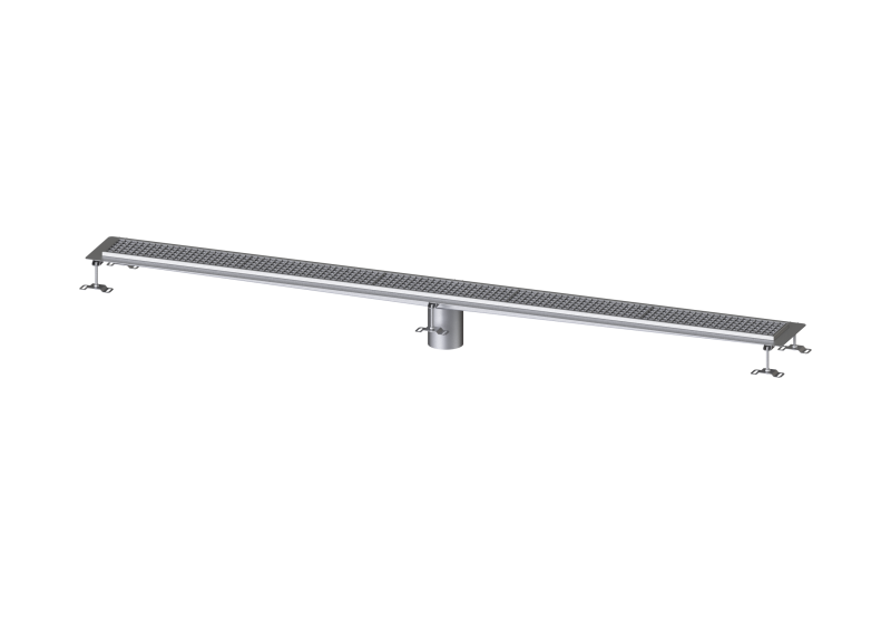 Kastenrinne Ferrofix Klebeflansch H: 15 mm, 156 x 2514 mm