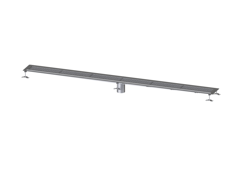 Kastenrinne Ferrofix Klebeflansch H: 6 mm, 200 x 3050 mm