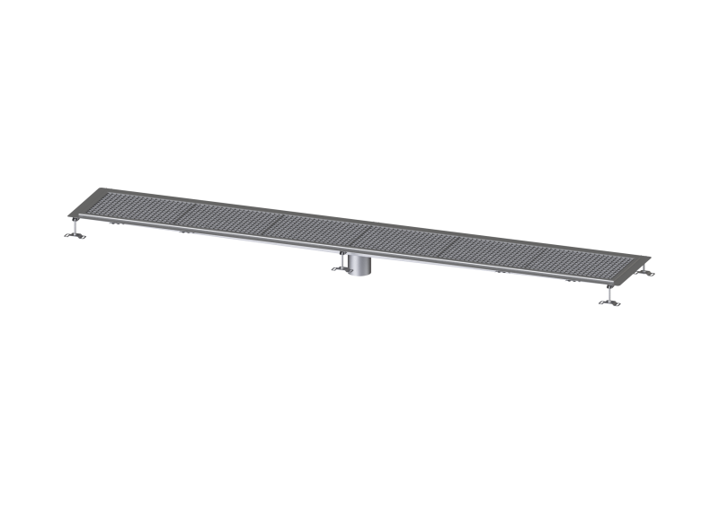Kastenrinne Ferrofix Klebeflansch H: 6 mm, 400 x 3050 mm