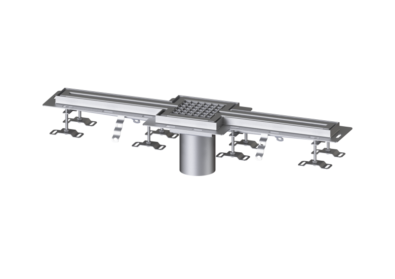 Schlitzrinne Ferrofix Fliesenanschlusswinkel, 17x1000mm,mittig
