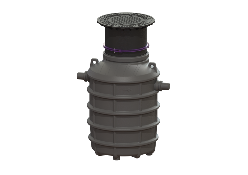 Fettabscheider EasyClean ground NS 4, Standard, 550-950mm, B, verriegelt