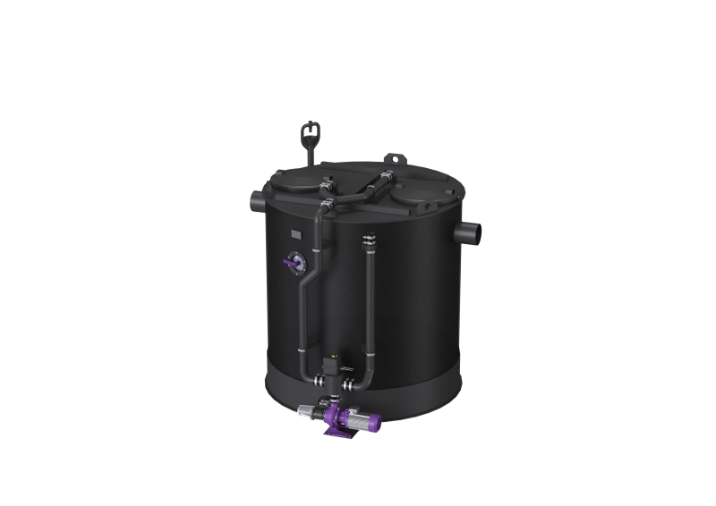EasyClean round free Auto Mix & Pump 