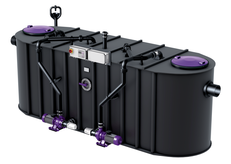 Fettabscheider EasyClean free NS 30, Auto Mix, IL