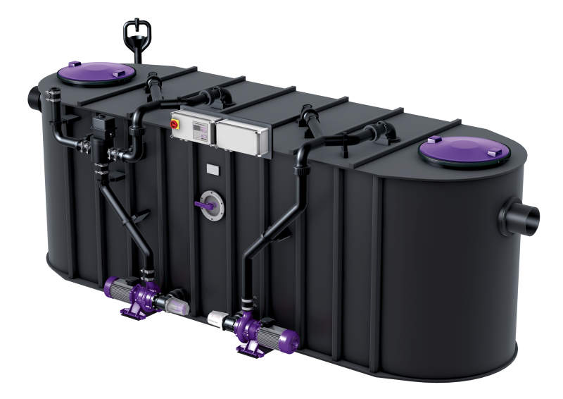 Fettabscheider EasyClean free IL NS 15, Auto Mix & Pump