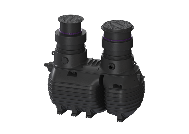 Fettabscheider EasyClean ground Multi, Standard, NS 4, T 170 mm, B125