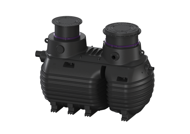 Fettabscheider EasyClean ground Multi, Direct-L, NS 7, T 120 mm, B 125