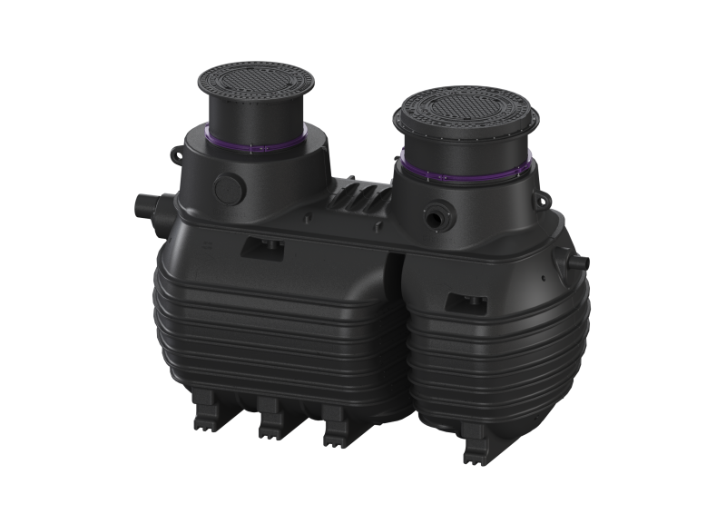 Fettabscheider EasyClean ground Multi, Direct-L, NS 7, T 120 mm, D 400