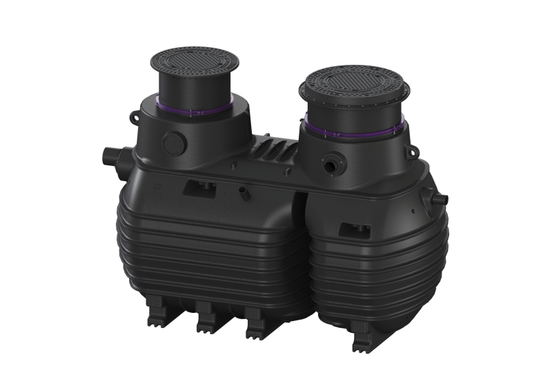 Fettabscheider EasyClean ground Multi, Direct-R, NS 7, T 120 mm, D 400