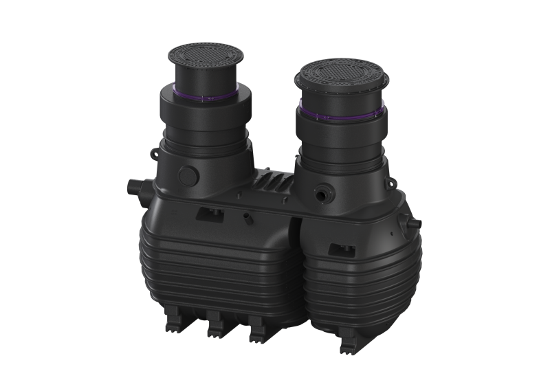 Fettabscheider EasyClean ground Multi, Direct-R, NS 7, T 170 mm, B 125