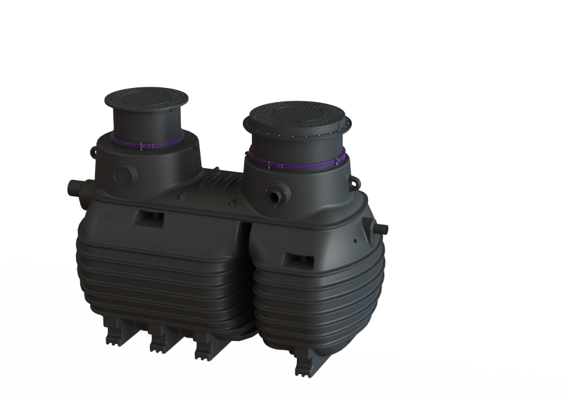 Fettabscheider EasyClean ground Multi, Standard, NS 7, T 120 mm, D 400