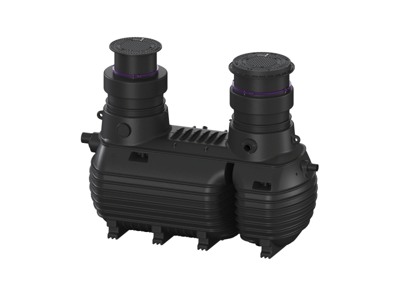 Fettabscheider EasyClean ground Multi, Direct-L, NS 10, T 170 mm, D 400