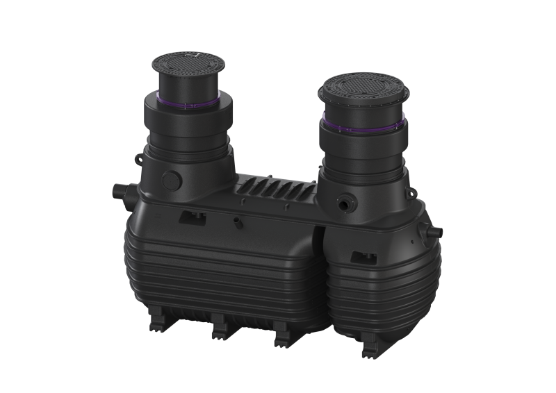 Fettabscheider EasyClean ground Multi, Direct-R, NS 10, T 170 mm, B 125