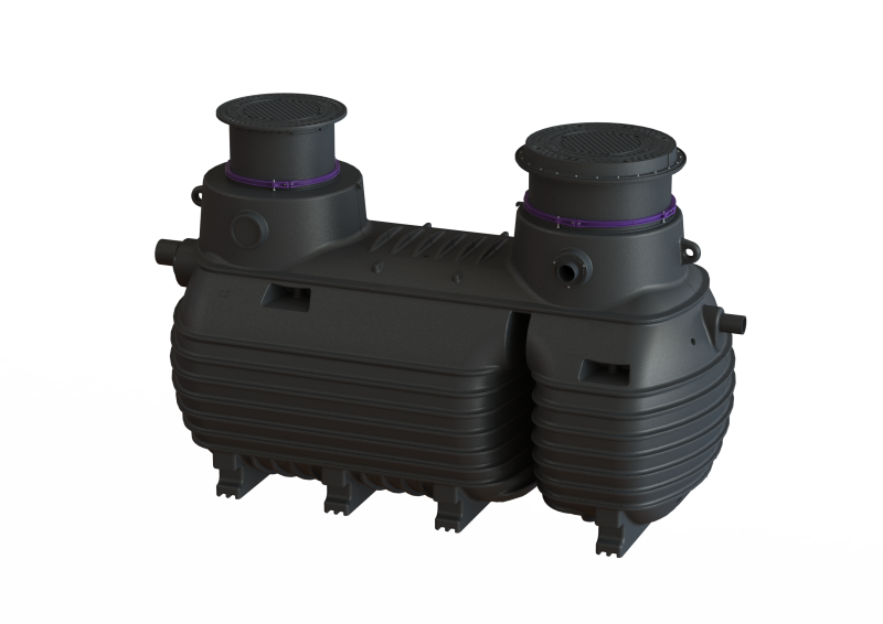 Fettabscheider EasyClean ground Multi, Standard, NS 10, T 120 mm, B 125