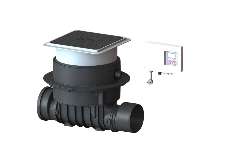 Rückstauhebeanlage Ecolift DN 200, Bodenpl., schwarz | 2012-12-01