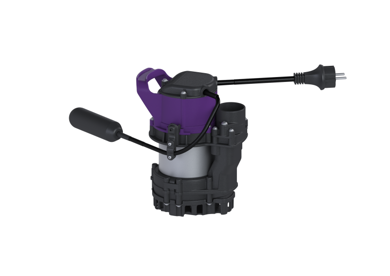 Tauchpumpe Aquadive GTF 500 mit Schwimmer, 10 m