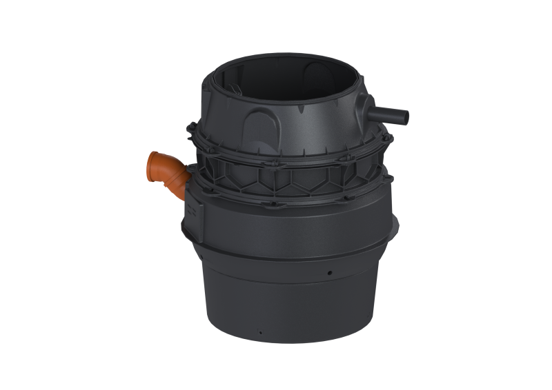 Pumpstation Aquapump XL Mono, SPF 1400-S3, niedrigster Einbau