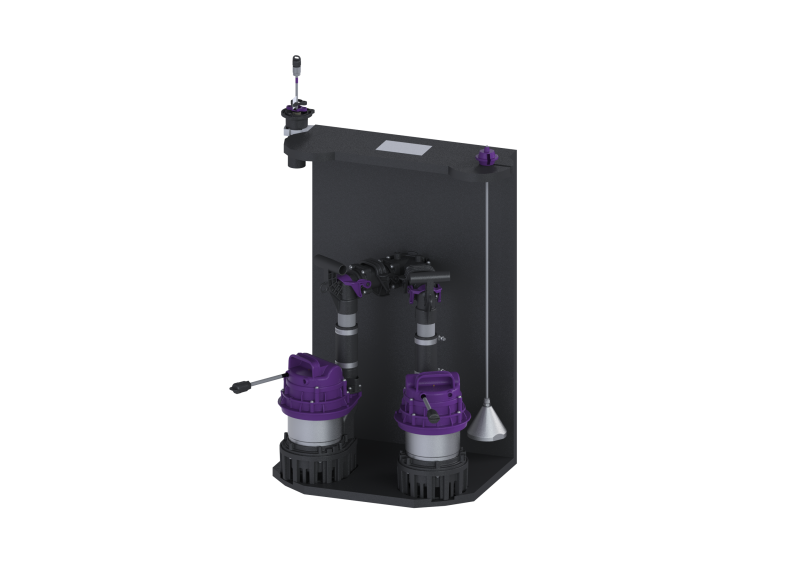 Pumpanlage Aquapump Retrofit Duo, GTF 1000, Tauchglocke