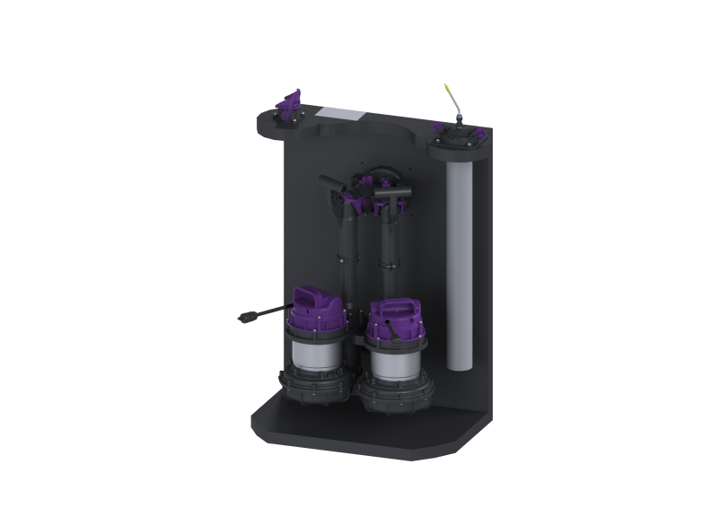 Pumpanlage Aquapump Retrofit Duo, GTF 1250, Tauchglocke