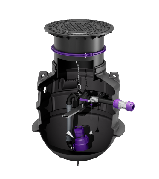 Pumpstation Aquapump XL Tronic, Basic, AP 501, 1400-1850 mm
