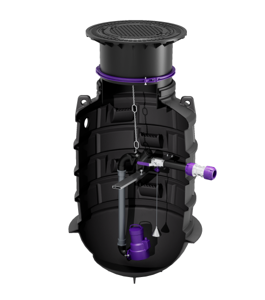 Pumpstation Aquapump XL Tronic, Basic, AP 501, 1900-2350 mm