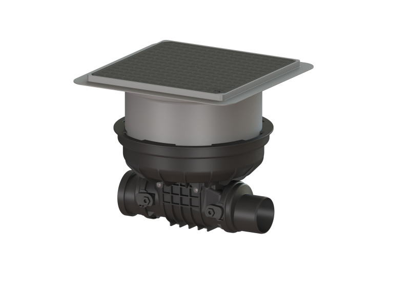 Backwater valve Staufix DN 90, Floor slab, black, Type 1 | 2017-07-01