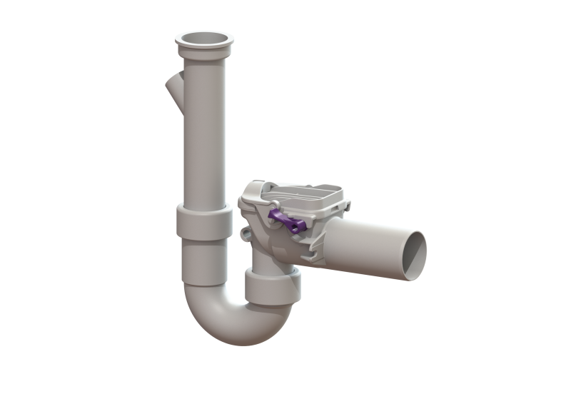 Rückstauverschluss Staufix Siphon, DN 50, Waschmaschine, Typ 5 | 2014-01-01