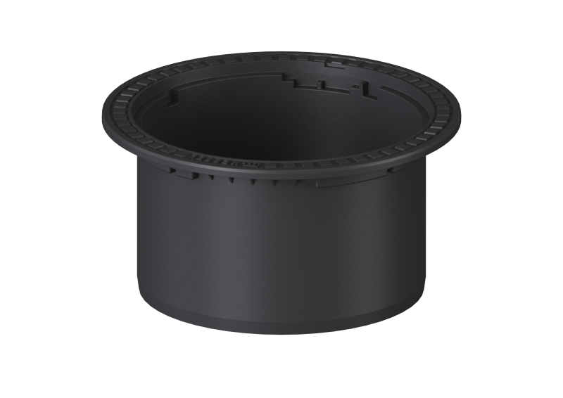 Aufsatzstück LW 600 Kunststoff, höhenverstellbar 65 - 329 mm