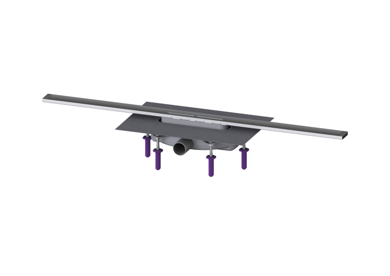 Duschrinne Linearis Infinity 60 L: 900 mm, DN 40, Edelstahl gebürstet | 2021-04-01