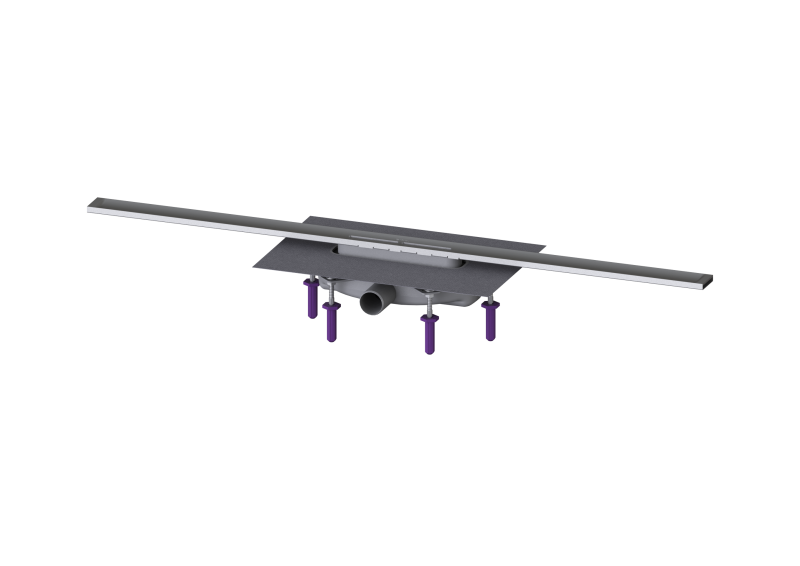 Duschrinne Linearis Infinity 60 L: 1000 mm, DN 40, Edelstahl gebürstet | 2021-04-01