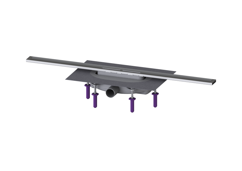 Duschrinne Linearis Infinity 60 L: 800 mm, DN 40, Edelstahl poliert | 2021-04-01