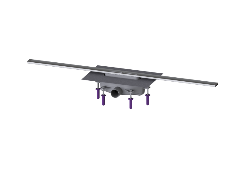 Duschrinne Linearis Infinity 90 L: 1100 mm, DN 50, Edelstahl gebürstet | 2021-04-01
