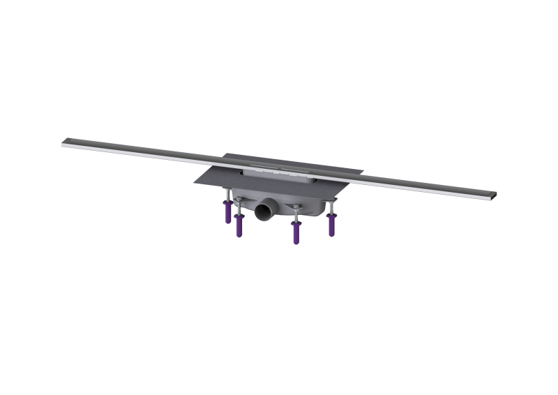 Duschrinne Linearis Infinity 90 L: 1200 mm, DN 50, Edelstahl gebürstet | 2021-04-01