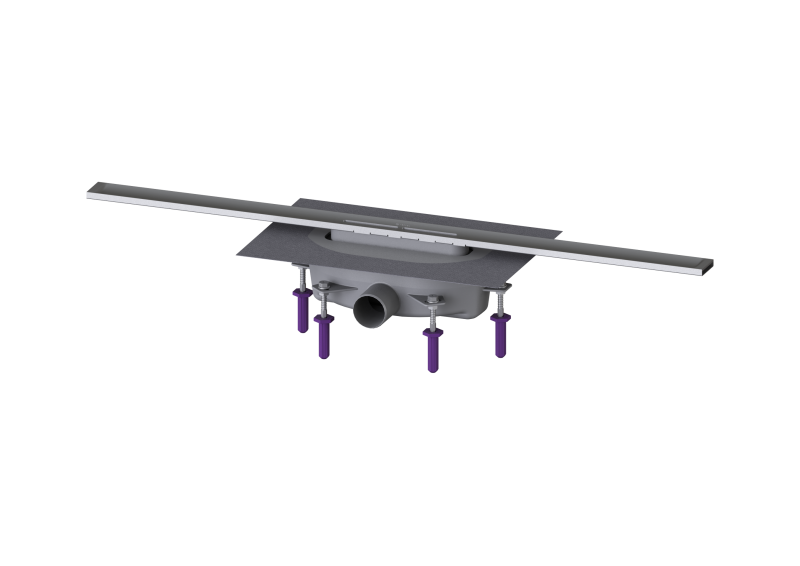 Duschrinne Linearis Infinity 90 L: 900 mm, DN 50, Edelstahl poliert | 2021-04-01
