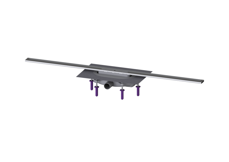 Duschrinne Linearis Infinity 60 L: 1100 mm, DN 40, Edst. geb., Megastop | 2021-04-01