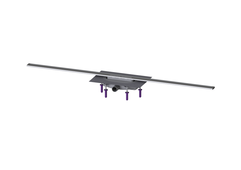 Duschrinne Linearis Infinity 60 L: 1400 mm, DN 40, Edst. geb., Megastop | 2021-04-01