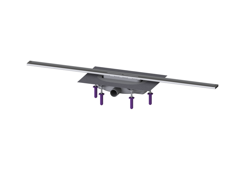 Duschrinne Linearis Infinity 60 L: 1000 mm, DN 40, Edst. pol., Megastop | 2021-04-01