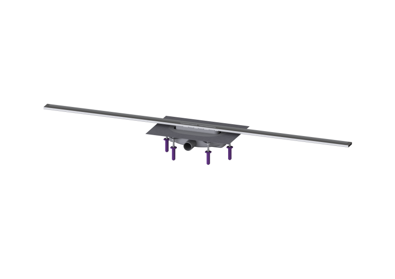 Duschrinne Linearis Infinity 60 L: 1400 mm, DN 40, Edst. pol., Megastop | 2021-04-01