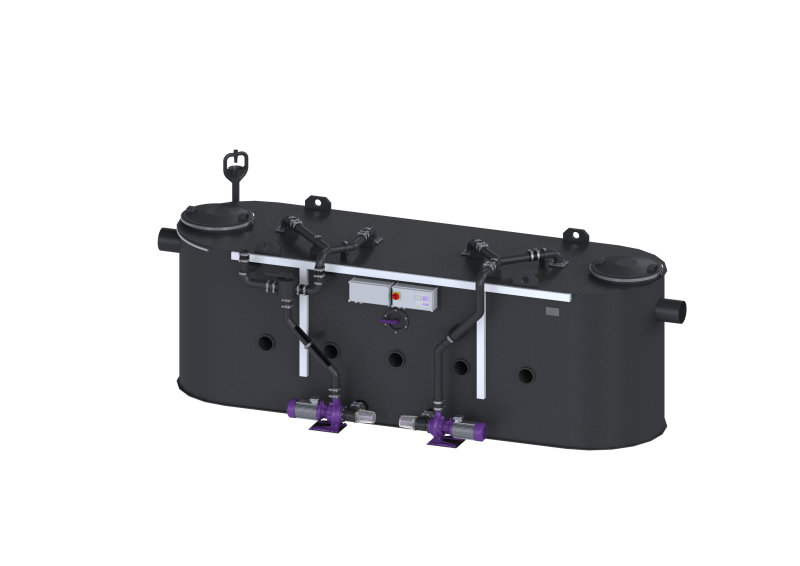 Grease separator EasyClean free NS 20, Mix & Pump